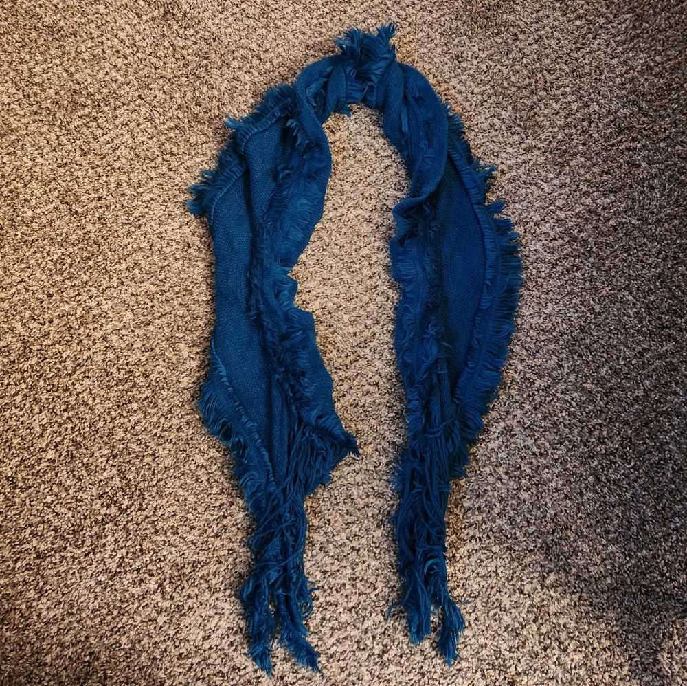 Howard's Soft Cozy Knit Scarf Teal Turquoise OS